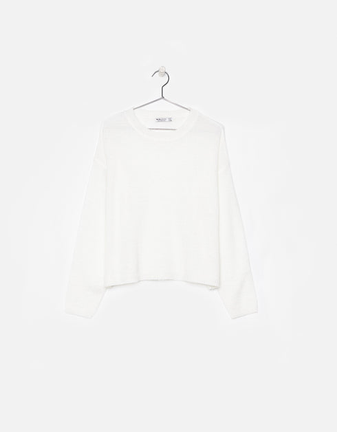 Loose-fit round neck sweater